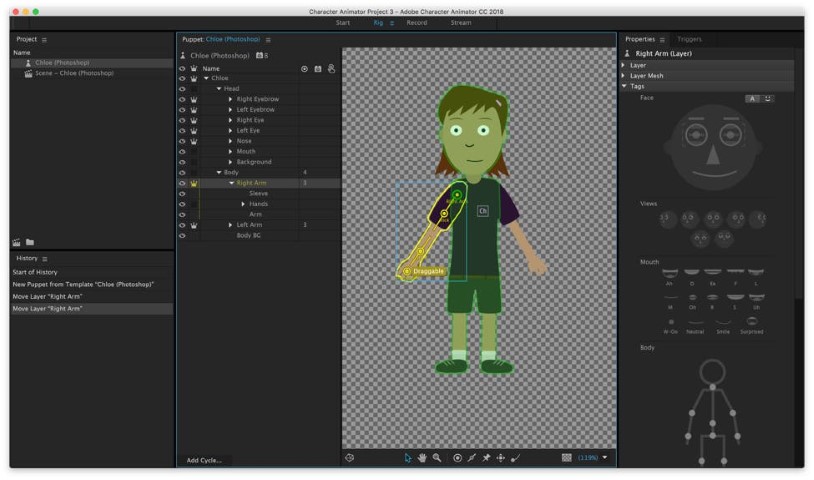 Adobe Character Animator CC 2019 2.1.1 + Crack