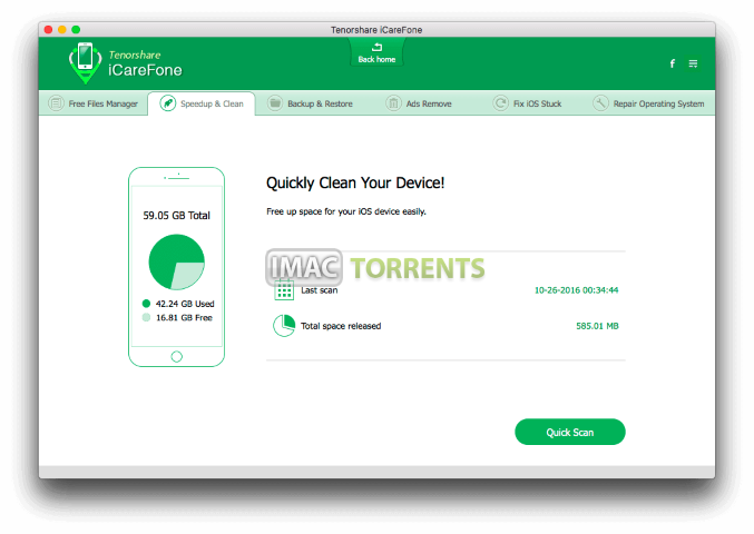 Tenorshare iCareFone 5.7.0.14 Mac OS