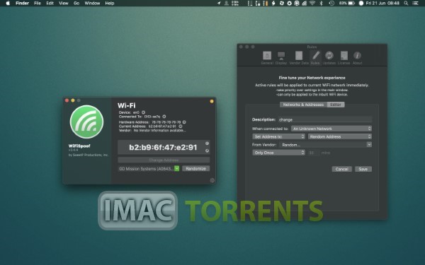 WiFiSpoof 3.4.5 Mac Free Download