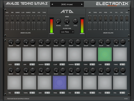 Electronik Sound Lab Analog Techno Drums 1.2.0 For Mac