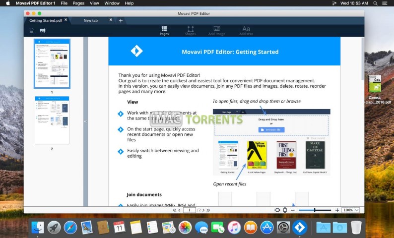 Movavi PDF Editor 3.2.0 Full macOS