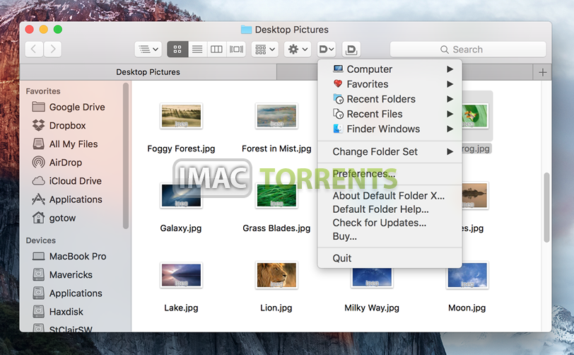 Default Folder X 5.5b3 For Mac OSX