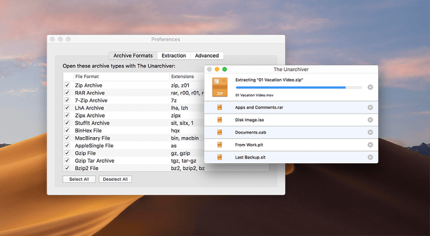 RAR Extractor – The Unarchiver Pro 6.2.7 Full Mac