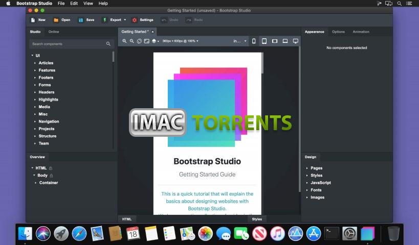 Bootstrap Studio For Mac 5.7.0 Free Download