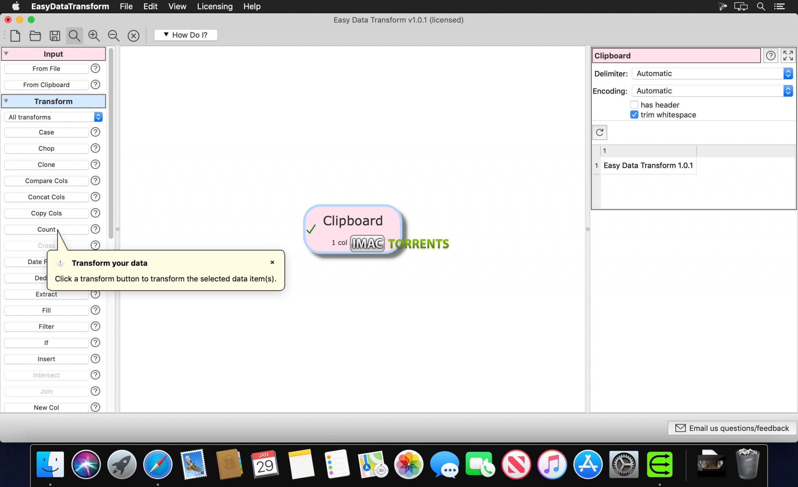 Easy Data Transform for Mac 1.18.0 Torrent