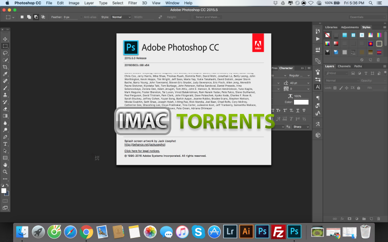 Adobe Photoshop CC 2022 v23.2.2 iMac Torrent